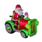 Celebrations Celebrations Santa With Tractor 6 ft. Inflatable MY-20C681 - alternate 2